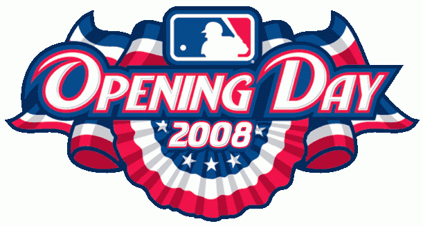MLB Opening Day 2008 Primary Logo iron on heat transfer